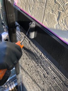岩槻区Ｔ邸帯板塗装