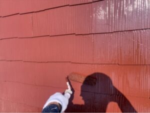 蓮田市で屋根の上塗り