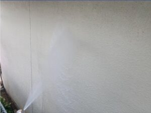 蓮田市で外壁のバイオ高圧洗浄