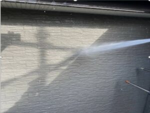 北本市　外壁　バイオ高圧洗浄