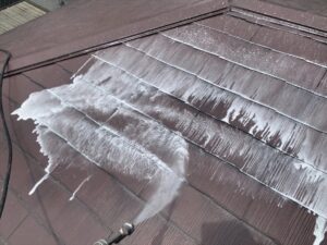 伊奈町で屋根のバイオ高圧洗浄