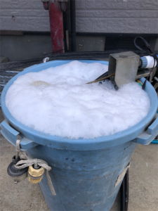 伊奈町にて使用したバイオ高圧洗浄剤