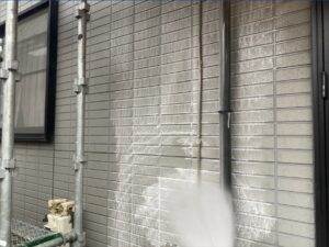 蓮田市にて外壁の高圧洗浄