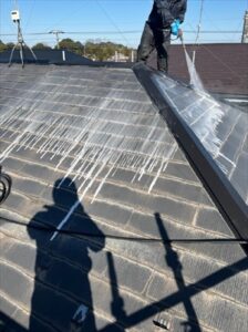 伊奈町で屋根のバイオ高圧洗浄
