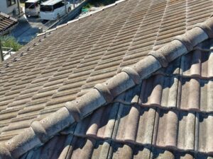 加須市にて屋根の劣化