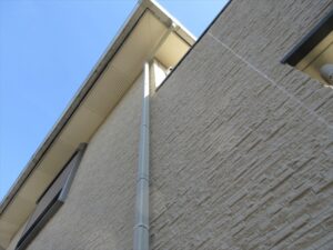 蓮田市にてサイディング外壁の塗膜の退色