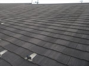 蓮田市の戸建て住宅で屋根診断、屋根塗膜の退色