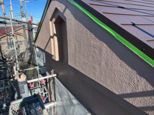 伊奈町にてモルタル外壁の塗装完了