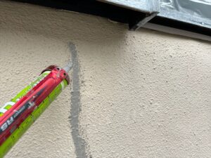桶川市にてモルタル外壁のひび割れの補修