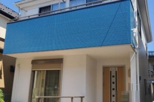 春日部市にて屋根外壁塗装施工の完了