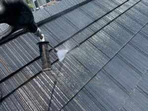 蓮田市にて屋根の高圧洗浄