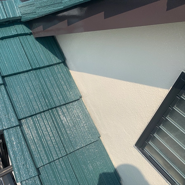 蓮田市にて屋根外壁塗装施工後の写真