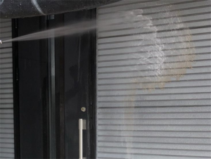 蓮田市にて外壁のバイオ高圧洗浄