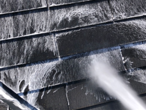 さいたま市北区にて屋根のバイオ高圧洗浄