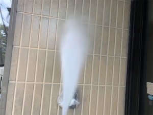 さいたま市にて外壁のバイオ高圧洗浄