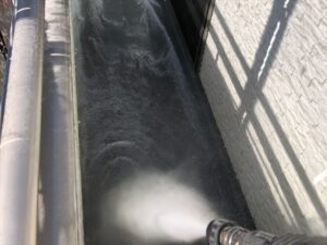蓮田市にてベランダ床のバイオ高圧洗浄