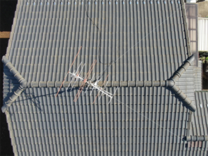 蓮田市にて屋根のドローン調査
