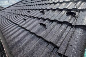 伊奈町にて屋根洋瓦の塗装完了