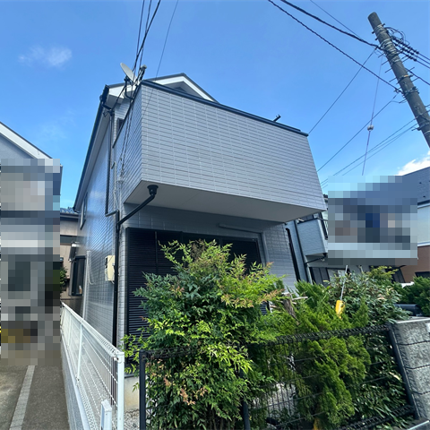 春日部市のお客様　屋根外壁塗装工事・棟板金交換工事　T様より