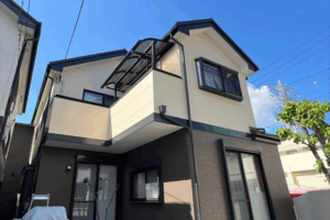 上尾市にて屋根カバー・外壁塗装後イメージ写真