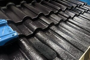 上尾市にて屋根塗装施工イメージ写真